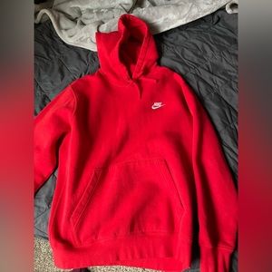Red Nike sweatshirt